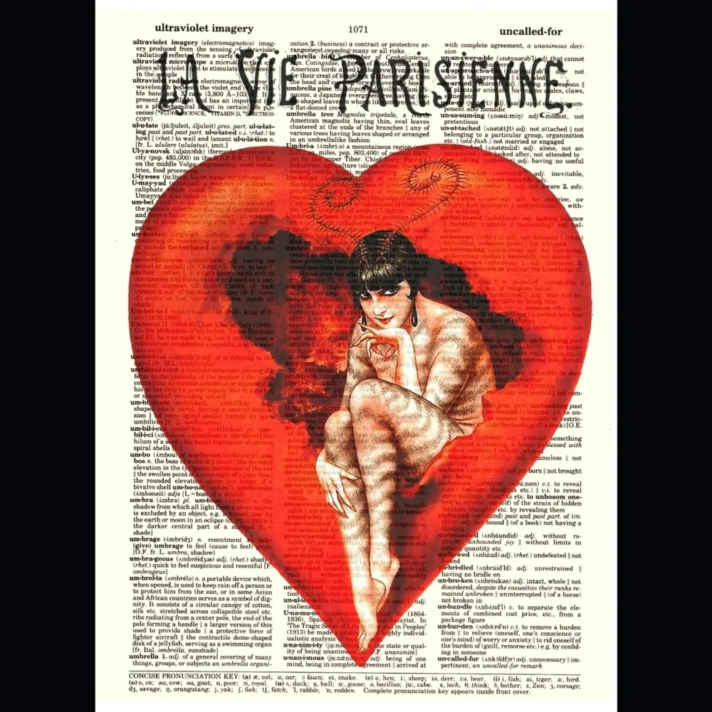 Tainted Love Vintage Dictionary Art Print